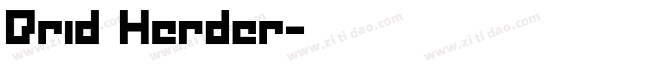 Drid Herder字体转换